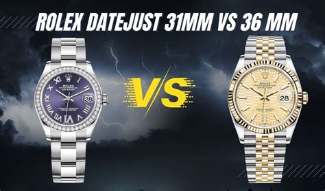 Rolex Datejust vs 36